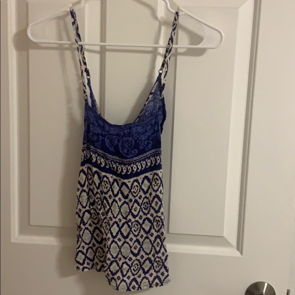 Free people open back tank